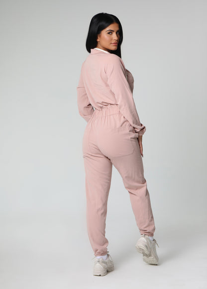 Blushin' Scrub Jumpsuit